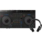 AlphaTheta DDJ-GRV6 + Pioneer DJ HDJ-X5 Zwart