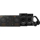 Pioneer DJ DDJ-FLX4 + DJ HDJ-X5 Zwart + DJ DM-40D-BT Zwart