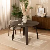 Bronx Eettafel Bowie rond walnoot Ø 120 cm