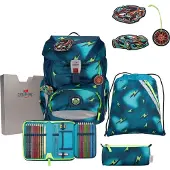 DERDIEDAS ErgoFlex Schooltas set 5-delig grijs