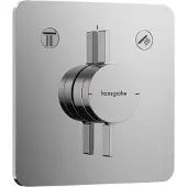 Hansgrohe DuoTurn Q kraan inbouw voor 2 functies, chroom