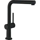 Hansgrohe talis m54 eengreeps keukenmengkraan 270 met uittrekbare uitloop en sbox, mat zwart