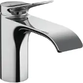 Hansgrohe Vivenis wastafelmengkraan met één hendel, 80, afvoerset met trekstang, chroom, 1 stuk.