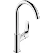 Hansgrohe Logis - Wastafelmengkraan - Ééngreeps bediening - Zonder waste - 210mm - Draaibare uitloop - Chroom