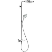 Hansgrohe douchekolom Raindance Select Chrome met hoofddouche Raindance S 240 2jet