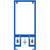 vidaXL Wandsteun voor bidetsysteem Blauw 50 x 3 x 112 cm