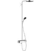 Hansgrohe Pulsify S Showerpipe 260 1jet met badthermostaat ShowerTablet Select 400 chroom