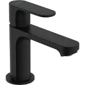 Hansgrohe Rebris S - Toiletkraan - Ééngreeps bediening - Zonder waste - 80mm maat - Voor koud water - Mat Zwart
