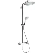 Hansgrohe Croma Select S opbouw regendouche met thermostaat waterbesparend chroom