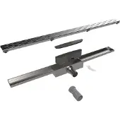 Easy drain Easydrain Compact 30 afvoergoot 6x70 cm zijuitlaat RVS