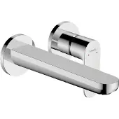 Hansgrohe Rebris S inbouw wastafelkraan met 20cm uitloop chroom