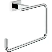 GROHE Essentials Cube handdoekring rechthoekig open Chroom