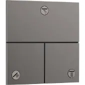 Hansgrohe showerselect comfort e stopkraan inbouw voor 3 functies, brushed black chrome