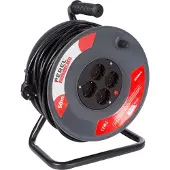 Perel Kabelhaspel 50 m - 3G1.5 - Randaarde