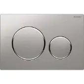 Geberit Sigma20 bedieningspaneel Mat Chroom voor Sigma UP320 of UP720 inbouwreservoir