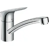 Hansgrohe logis m31 eengreeps keukenmengkraan 120, lowpressure, chroom