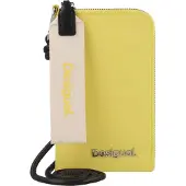 Desigual Smartphonehoesje 'Priori ' beige / geel / zwart / zilver