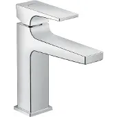 Hansgrohe Metropol wastafelkraan waterbesparend met pop-up waste chroom