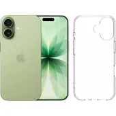 Apple iPhone 17 256GB Groen + BlueBuilt Protective Back Cover Transparant