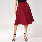 Smart & Joy Strakke uitlopende rok