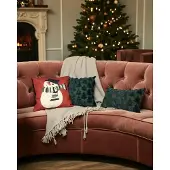 NOVÉE Furry xmas tree | 30 x 50 cm | kussenhoes | polyester