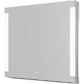 Linie Lunar rechthoekig badkamerspiegel 100 x 80 cm met spiegelverlichting
