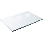 Luca Varess Soft douchebak 120 x 70 cm acryl glanzend wit