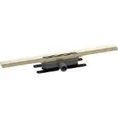 Easy drain Douchegoot r-line clean 70 cm brushed brass