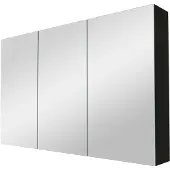 Linie Montro spiegelkast 120 x 75 cm Mat Zwart