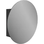 Storke rond spiegelkast 75 x 75 cm mat zwart