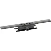 Easy drain Douchegoot R-Line Clean 80cm Brushed Black Chrome