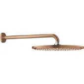GROHE Regendoucheset Rainshower Cosmopolitan Metal 31 cm met Wandarm Warm Sunset Geborsteld