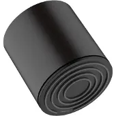Hansgrohe Pulsify 105 Hoofddouche rond met wand douchearm mat zwart
