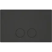 Luca Varess Perleas bedieningspaneel mat zwart voor Ideal Standard Prosys inbouwreservoir