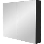 Storke Reflecta spiegelkast 95 x 75 cm Mat Zwart