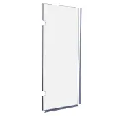 Balmani Modular Glaspaneel en deurdichting voor douchedeur 841mm Helder glas