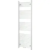 VIPERA Kanza enkele handdoekradiator 50 x 150 cm centrale verwarming mat wit zij- en middenaansluiting 842W