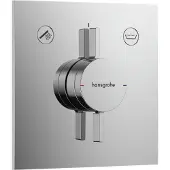 Hansgrohe DuoTurn E kraan inbouw voor 2 functies, chroom