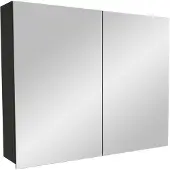 Balmani Lucida spiegelkast 90 x 72 cm zwarte eik