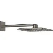 GROHE Regendoucheset Rainshower SmartActive Cube 31 cm met Wandarm Hard Graphite Geborsteld
