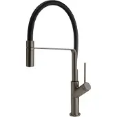 Blaufoss District keukenkraan met uittrekbare handdouche Brushed GunMetal