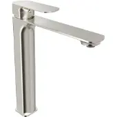 Blaufoss Bodan verhoogde wastafelkraan Brushed Coolmetal