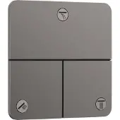 Hansgrohe showerselect comfort q stopkraan inbouw voor 3 functies, brushed black chrome