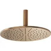 Blaufoss Round 300 hoofddouche met plafondsteun ø30cm Brushed Rosegold