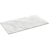 Balmani Stretto enkel tablet Carrara marmer 90 x 55 cm