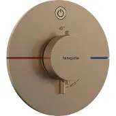 Hansgrohe Kant-en-klaar set ShowerSelect Comfort S thermostaat, wandmontage, geborsteld brons, geborsteld brons