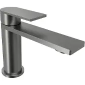 Blaufoss Fenix EcoStart standaard wastafelkraan Brushed GunMetal