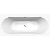 Villeroy & Boch Ligbad Oberon Duobad Quarel 170x75 Met Poten Inclusief Overloopcombinatie Wit Alpin