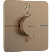 Hansgrohe ShowerSelect Comfort Q thermostaat inbouw voor 1 functie, Brushed Bronze