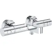 GROHE Grohtherm 800 Cosmopolitan Thermostatische Badkraan - 15 cm - Waterbesparend - Met omstelling - Inclusief koppelingen - Chroom